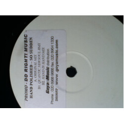 Hand Polished So Sudden USED VINYL 12INCH WHITE LABEL PROMO