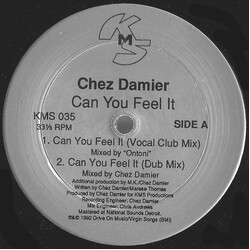 Chez Damier Can You Feel It USED VINYL 12INCH 33 S RPM REPRESS