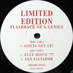 Flashback Of A Genius Gotta Get Up! USED VINYL 12INCH 33 S RPM LIMITED EDITION PROMO