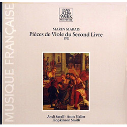 Marin Marais / Jordi Savall / Anne Gallet / Hopkinson Smith Pièces De Viole Du Second Livre, 1701 Vinyl LP USED