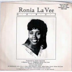 Ronia La Vee Lead Me / Never Without Your Love USED VINYL 7INCH 45 RPM