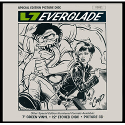 L7 Everglade USED VINYL 12INCH PICTURE DISC 45 RPM NUMBERED