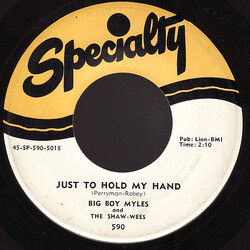 Edgar "Big Boy" Myles / The Sha-Weez Hickory Dickory Dock / Just To Hold My Hand USED VINYL 7INCH 45 RPM