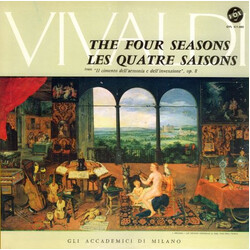 Antonio Vivaldi / Gli Accademici Di Milano The Four Seasons = Les Quatre Saisons, From "Il Cimento Dell'Armonia E Dell'Invenzione", Op. 8 Vinyl LP USE