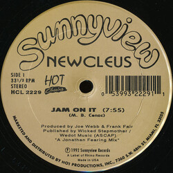 Newcleus / Extra T's Jam On It / Ex'tra T's  Boogie USED VINYL 12INCH 33 S RPM