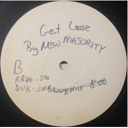 New Majority (2) Get Loose USED VINYL 12INCH 33 S RPM WHITE LABEL