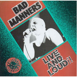 Bad Manners Live And Loud!! Vinyl LP USED