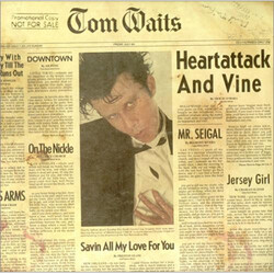 Tom Waits Heartattack And Vine Vinyl LP USED