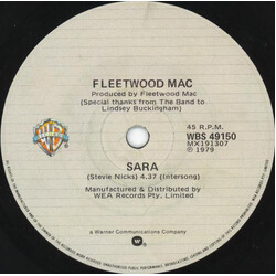 Fleetwood Mac Sara USED VINYL 7INCH 45 RPM SINGLE