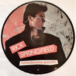 Rick Springfield Celebrate Youth USED VINYL 7INCH PICTURE DISC