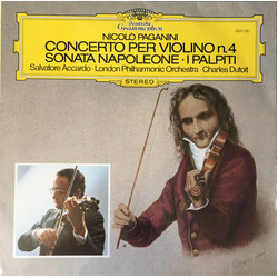 Niccolò Paganini / Salvatore Accardo / London Philharmonic Orchestra / Charles Dutoit Concerto Per Violino N. 4 / Sonata Napoleone / I Palpiti Vinyl L