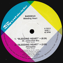 Bardeux Bleeding Heart USED VINYL 12INCH 45 RPM