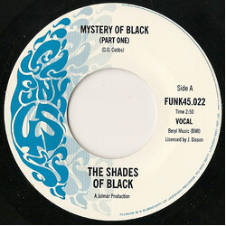 The Shades Of Black Mystery Of Black USED VINYL 7INCH 45 RPM