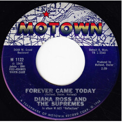 The Supremes Forever Came Today / Time Changes Things USED VINYL 7INCH 45 RPM