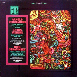 Arnold Schoenberg / Anton Webern / Igor Stravinsky 5 Pieces For Orchestra / Cantata No. 1 / Dumbarton Oaks Concerto Vinyl LP USED