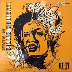 Billie Holiday Recital By Billie Holiday Vinyl LP USED