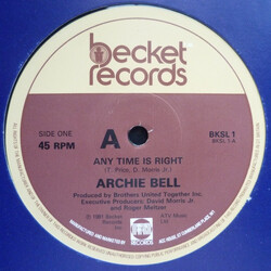 Archie Bell Any Time Is Right / Harder And Harder USED VINYL 12INCH