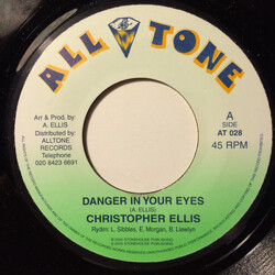 Christopher Ellis Danger In Your Eyes USED VINYL 7INCH 45 RPM