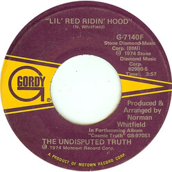 Undisputed Truth (2) Lil' Red Riding Hood USED VINYL 7INCH 45 RPM