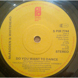 McFadden & Whitehead Do You Want To Dance USED VINYL 7INCH 45 RPM STEREO