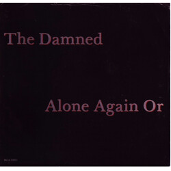 The Damned Alone Again Or USED VINYL 7INCH SINGLE PROMO STEREO