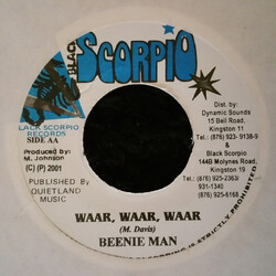 Beenie Man Waar, Waar, Waar USED VINYL 7INCH 45 RPM