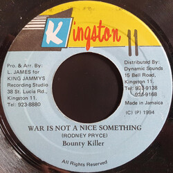 Bounty Killer War Is Not A Nice Something USED VINYL 7INCH 45 RPM