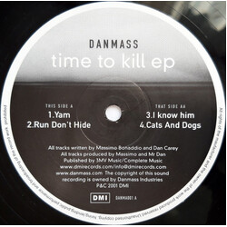 Danmass Time To Kill EP USED VINYL 12INCH