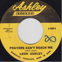 Leon Ashley Prayers Can't Reach Me / Flower Of Love USED VINYL 7INCH 45 RPM