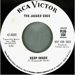 The Jagged Edge (3) Deep Inside / Baby You Don't Know USED VINYL 7INCH 45 RPM SINGLE PROMO