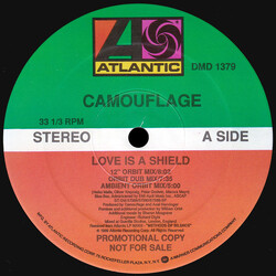 Camouflage Love Is A Shield USED VINYL 12INCH 33 S RPM PROMO STEREO