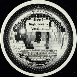 Saturday Night Fever Cast Night Fever USED VINYL 12INCH 33 S RPM PROMO