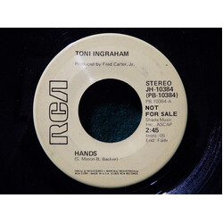 Toni Ingraham Hands / I'll Take It USED VINYL 7INCH 45 RPM PROMO STEREO MONO