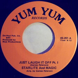 Starlite And Magic Just Laugh It Off USED VINYL 7INCH 45 RPM