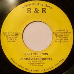 Roosevelt Roberts I Bet You I Win / Hooked On Your Love USED VINYL 7INCH 45 RPM SINGLE
