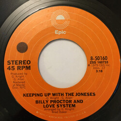 Billy Proctor And Love System (I'm Gonna) Chop Down That Oak Tree / Keeping Up With The Joneses USED VINYL 7INCH 45 RPM SINGLE