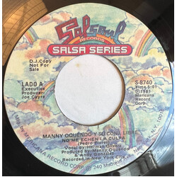 Manny Oquendo / Libre No Me Echen La Culpa / Lo Que Se Da No Se Quita USED VINYL 7INCH 45 RPM PROMO