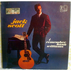 Jack Scott I Remember Hank Williams Vinyl LP USED