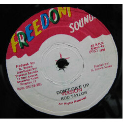 Rod Taylor / Prince Alla Don't Give It Up / Cities USED VINYL 12INCH 45 RPM REPRESS