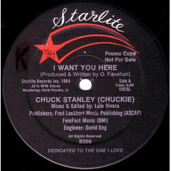 Chuck Stanley I Want You Here Vinyl 12" USED