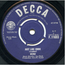 Heinz Just Like Eddie USED VINYL 7INCH 45 RPM SINGLE