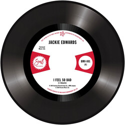 Jackie Edwards / Del Davis I Feel So Bad / Baby Don't Wake Me USED VINYL 7INCH 45 RPM SINGLE