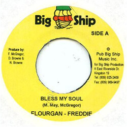 Freddie McGregor / Flourgon Bless My Soul USED VINYL 7INCH 45 RPM
