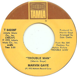 Marvin Gaye Trouble Man / Don't Mess With Mister "T" USED VINYL 7INCH 45 RPM