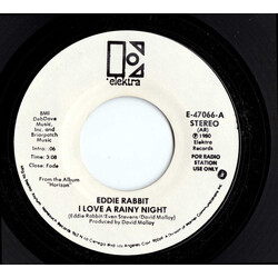 Eddie Rabbitt I Love A Rainy Night USED VINYL 7INCH 45 RPM PROMO STEREO MONO
