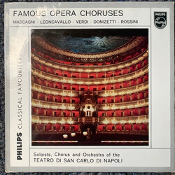 Coro Del Teatro Di San Carlo / Orchestra Del Teatro Di San Carlo Famous Opera Choruses Vinyl LP USED