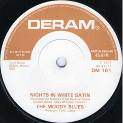 The Moody Blues Nights In White Satin USED VINYL 7INCH 45 RPM SINGLE REISSUE