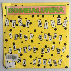 Bombalurina Itsy Bitsy Teeny Weeny Yellow Polka Dot Bikini USED VINYL 7INCH 45 RPM SINGLE