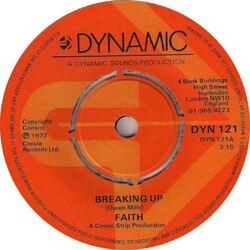 Faith D'Aguilar Breaking Up USED VINYL 7INCH 45 RPM SINGLE