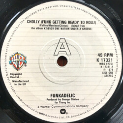 Funkadelic Cholly (Funk Getting Ready To Roll!) / Into You USED VINYL 7INCH 45 RPM SINGLE STEREO